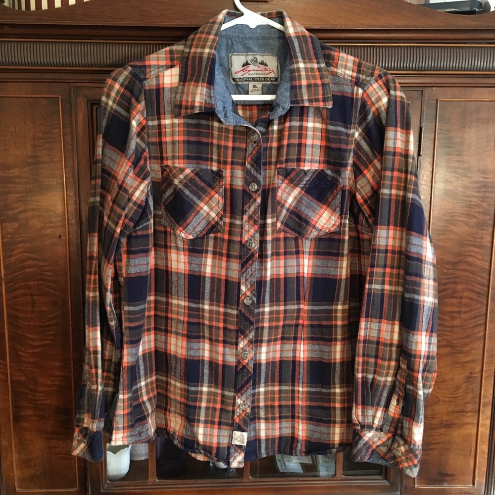 Legendary Whitetails Plaid Flannel Shirt